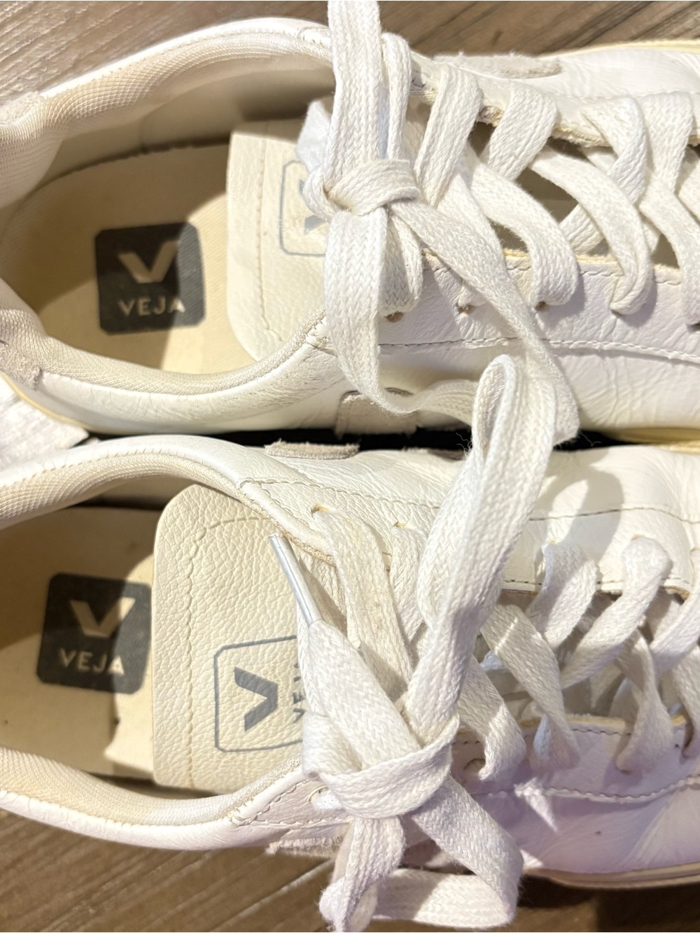 Veja Women's White Leather Low-Top Sneakers — Capsule Wardrobe Style